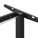 Stående Ramme For Skrivebord Svart (94-135)X60X(70-114) Cm Stål