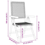 Hagestoler 2 Stk Beige Heltre Akasie Og Polyrotting