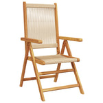 Hagestoler 2 Stk Beige Heltre Akasie Og Polypropylen