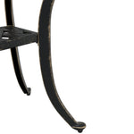 Hagebord Bronse 53X53X53 Cm Støpt Aluminium