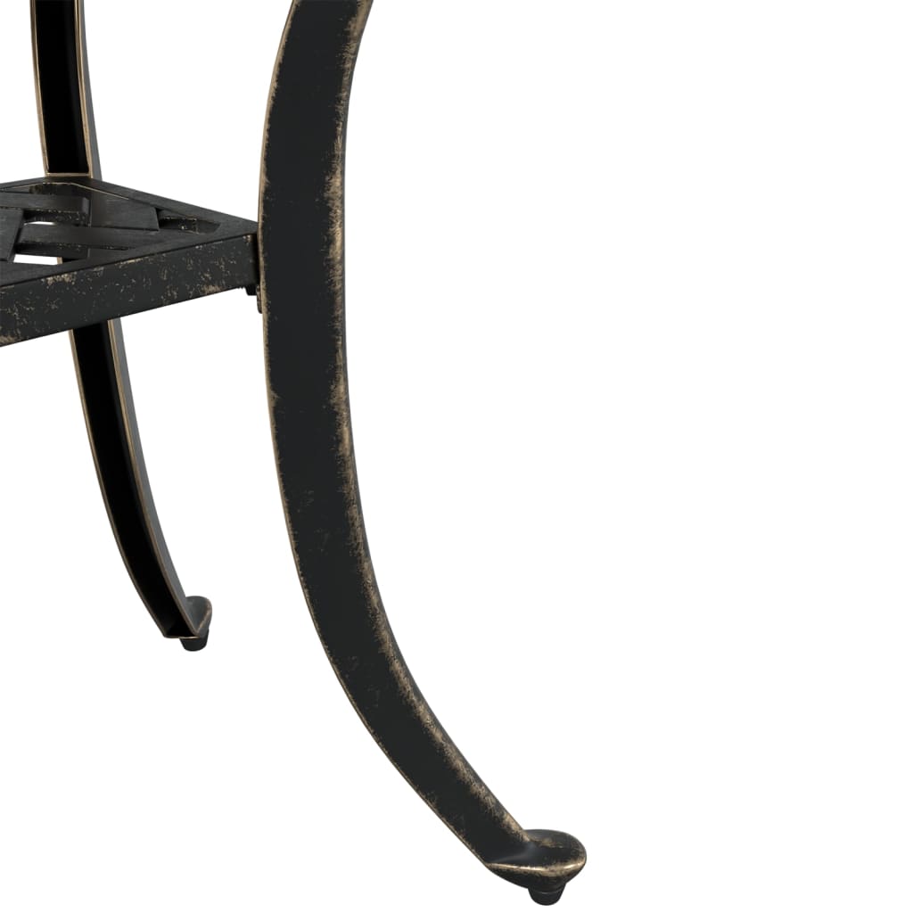 Hagebord Bronse 53X53X53 Cm Støpt Aluminium