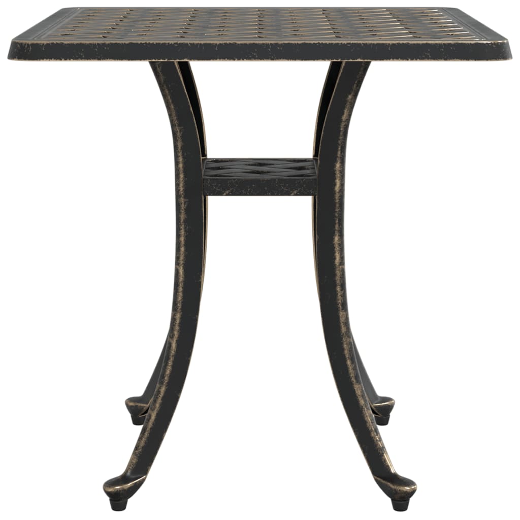 Hagebord Bronse 53X53X53 Cm Støpt Aluminium