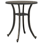 Hagebord Bronse Ø48X53 Cm Støpt Aluminium