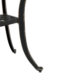 Hagebord Bronse Ø48X53 Cm Støpt Aluminium
