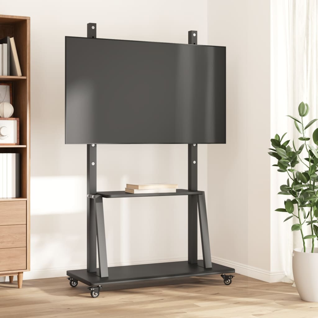 Tv-Stativ Med Hjul 32-90 Tommers Skjerm Vesa 800X600 Mm 100 Kg