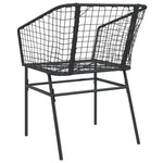 Hagestoler 2 Stk Svart Polyrotting