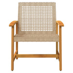 Hagestoler 2 Stk Beige Polyrotting Og Akasie