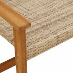 Bistrosett 3 Deler Beige Polyrotting Og Akasie