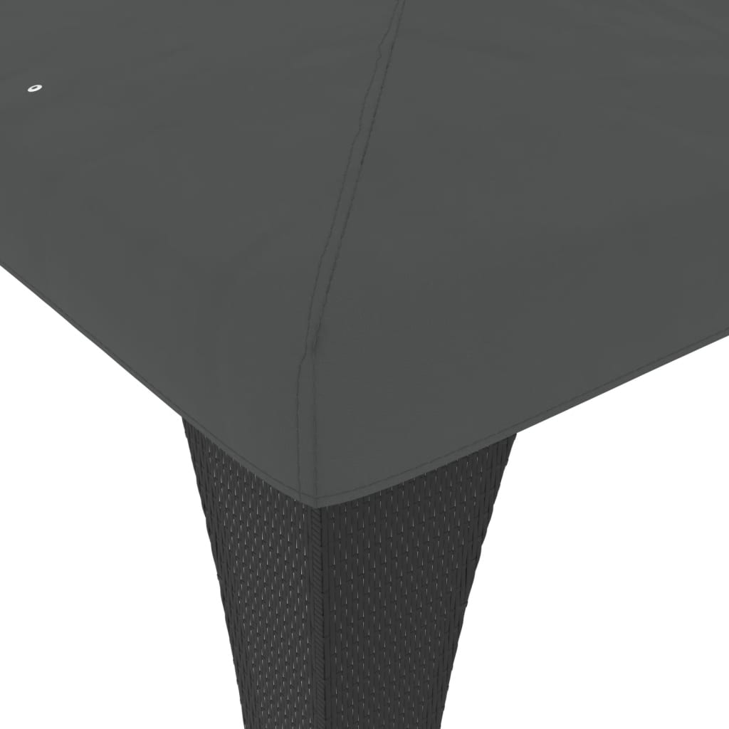 Paviljong Med Dobbelttak Antrasitt 2,98X2,98 M Stål