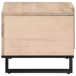 Salongbord Hvit 80X51X40 Cm Heltre Mango