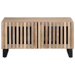 Salongbord Hvit 80X51X40 Cm Heltre Mango