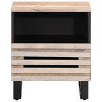 Nattbord 40X34X46 Cm Heltre Bleket Mango