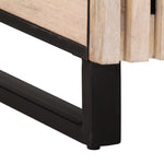 Nattbord Hvit 50X34X60 Cm Heltre Mango