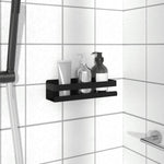 Dusjhylle Matt Svart 23X6,5X6 Cm Børstet 304 Rustfritt Stål