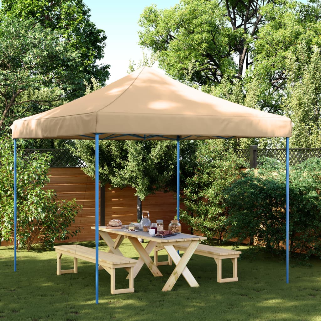 Sammenleggbart Partytelt Pop-Up Beige 292X292X315 Cm