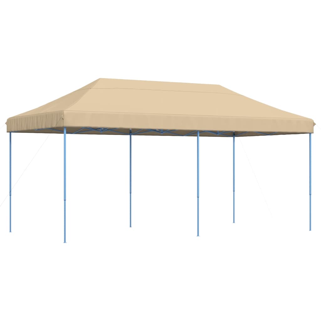 Sammenleggbart Partytelt Pop-Up Beige 580X292X315 Cm