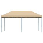 Sammenleggbart Partytelt Pop-Up Beige 580X292X315 Cm