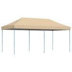 Sammenleggbart Partytelt Pop-Up Beige 580X292X315 Cm