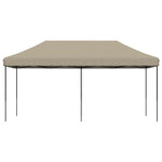 Sammenleggbart Partytelt Pop-Up Gråbrun 580X292X315 Cm