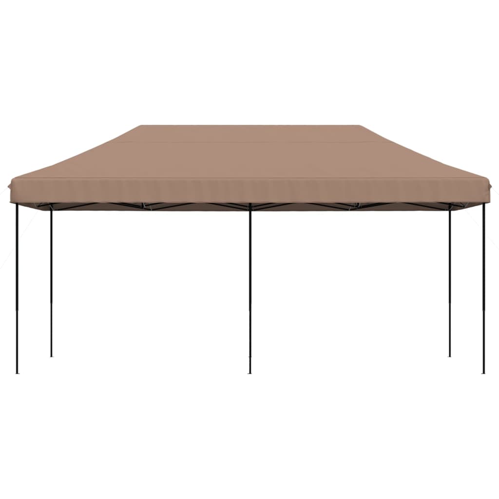 Sammenleggbart Partytelt Pop-Up Brun 580X292X315 Cm