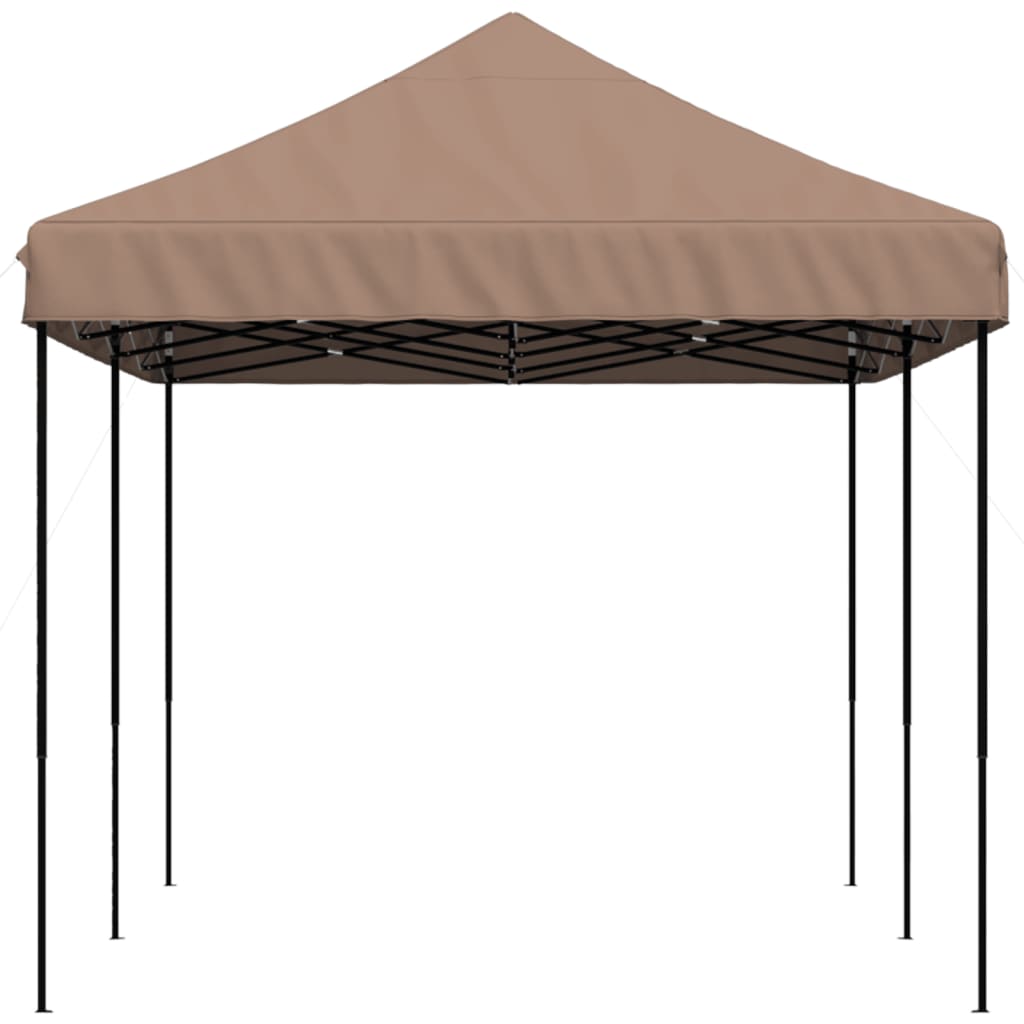 Sammenleggbart Partytelt Pop-Up Brun 580X292X315 Cm