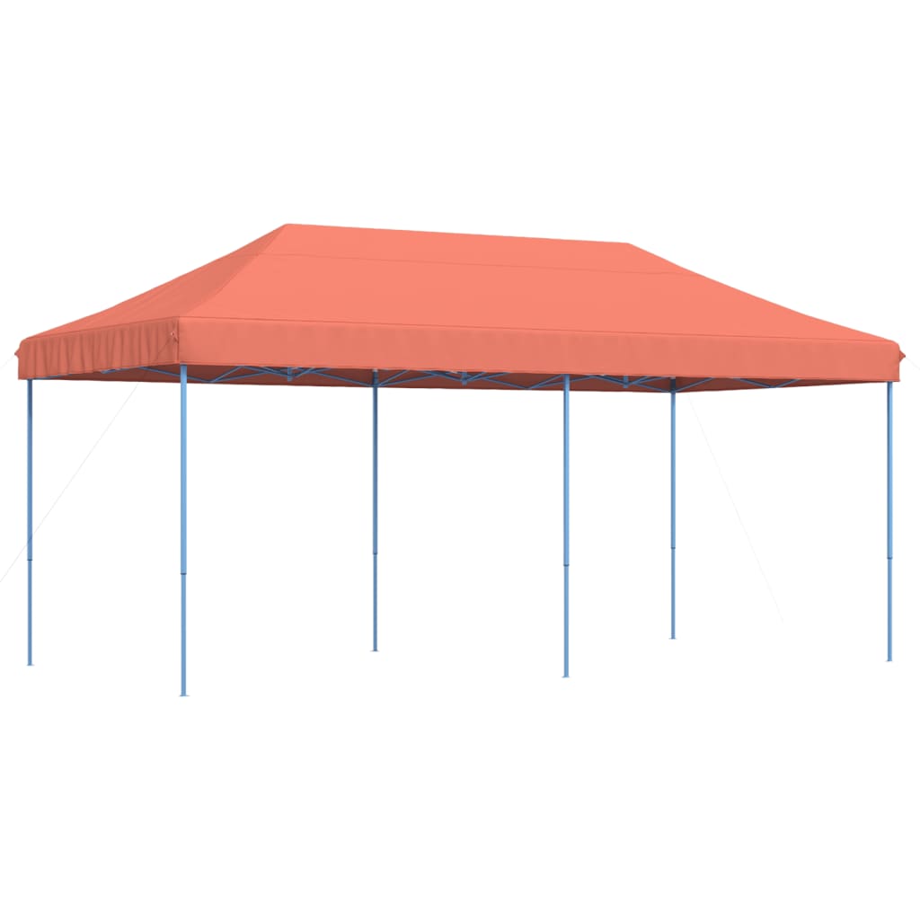Sammenleggbart Partytelt Pop-Up Terrakotta 580X292X315 Cm