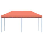 Sammenleggbart Partytelt Pop-Up Terrakotta 580X292X315 Cm