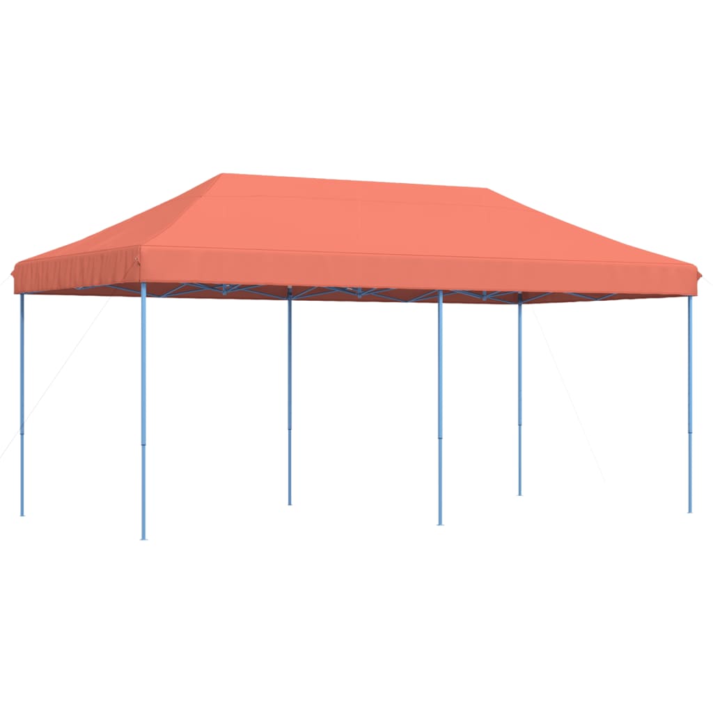 Sammenleggbart Partytelt Pop-Up Terrakotta 580X292X315 Cm