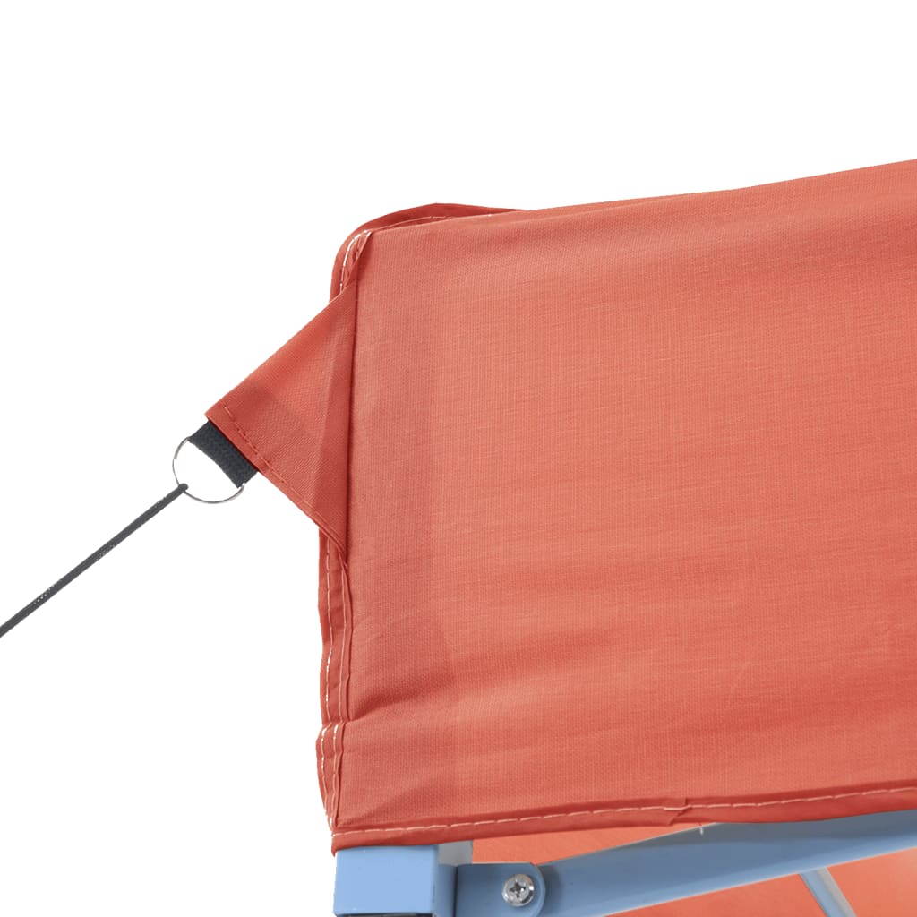 Sammenleggbart Partytelt Pop-Up Terrakotta 580X292X315 Cm