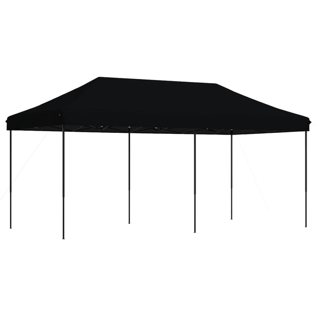 Sammenleggbart Partytelt Pop-Up Svart 580X292X315 Cm