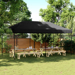 Sammenleggbart Partytelt Pop-Up Svart 580X292X315 Cm