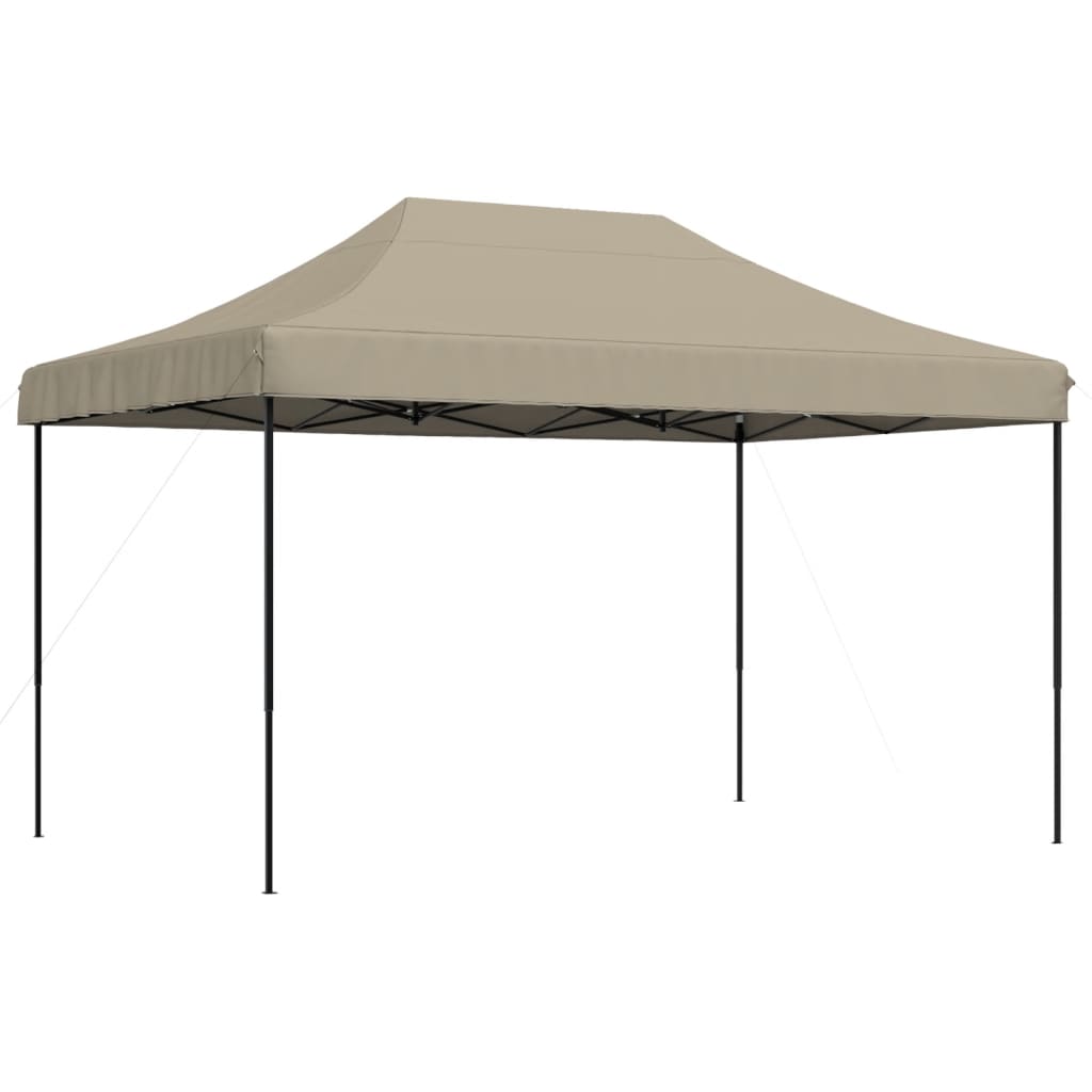 Sammenleggbart Partytelt Pop-Up Gråbrun 440X292X315 Cm