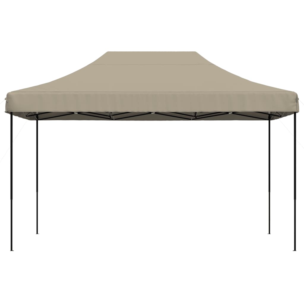 Sammenleggbart Partytelt Pop-Up Gråbrun 440X292X315 Cm
