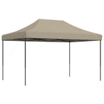 Sammenleggbart Partytelt Pop-Up Gråbrun 440X292X315 Cm