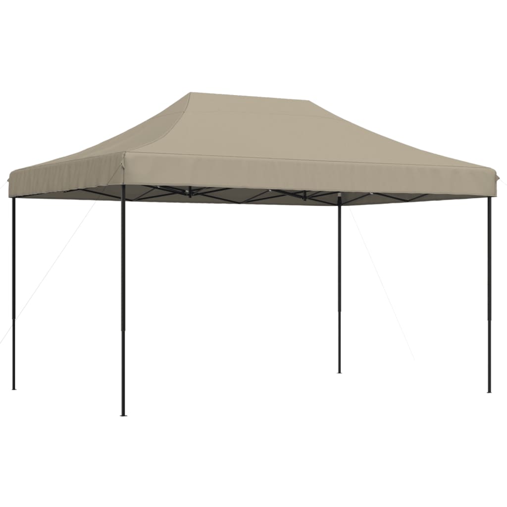 Sammenleggbart Partytelt Pop-Up Gråbrun 440X292X315 Cm