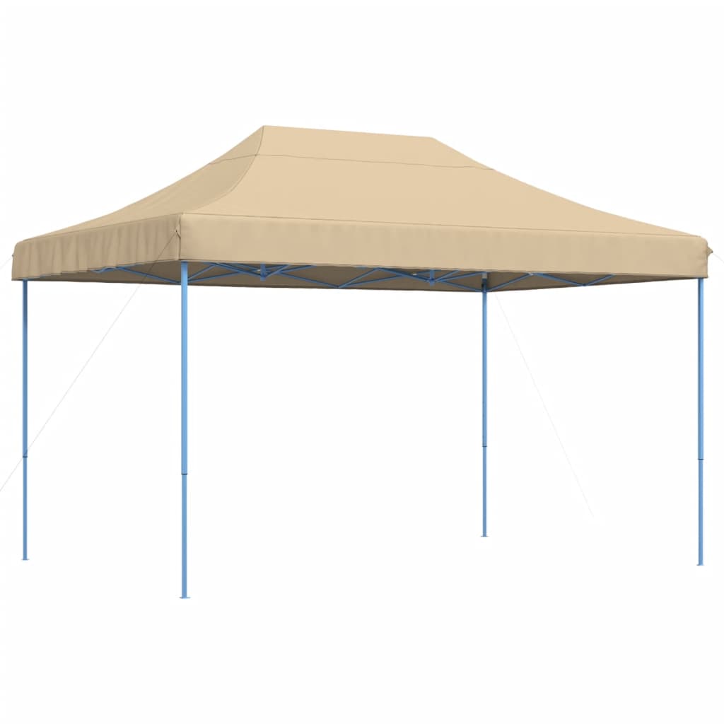 Sammenleggbart Partytelt Pop-Up Beige 410X279X315 Cm