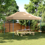 Sammenleggbart Partytelt Pop-Up Beige 410X279X315 Cm