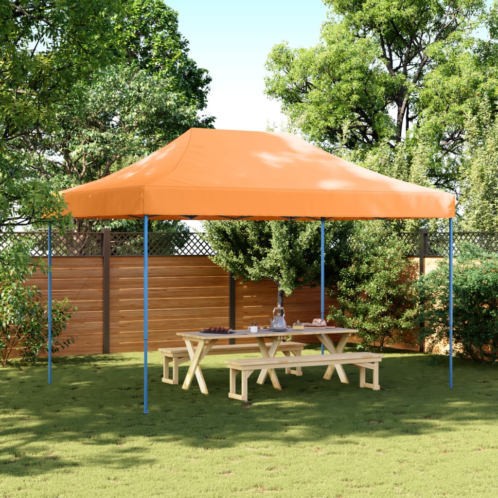 Sammenleggbart Partytelt Pop-Up Oransje 410X279X315 Cm