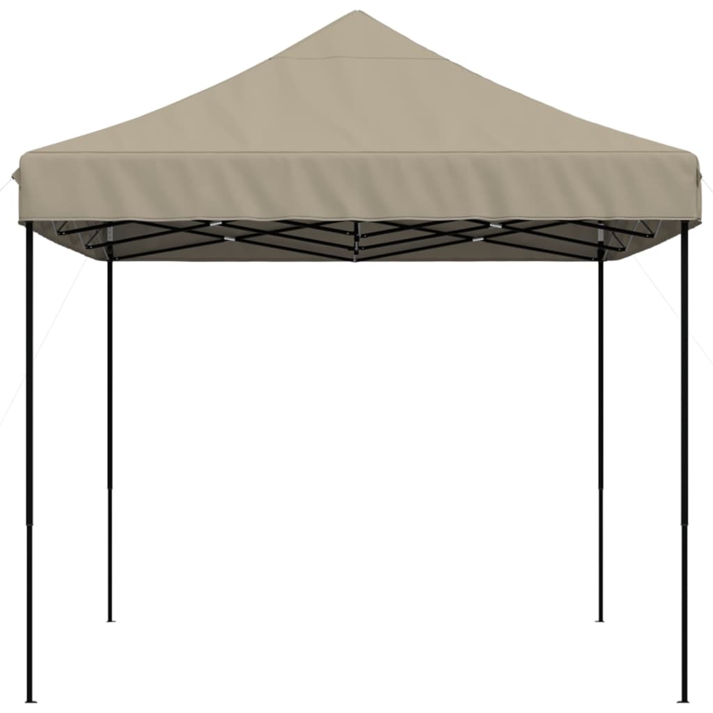 Sammenleggbart Partytelt Pop-Up Gråbrun 410X279X315 Cm