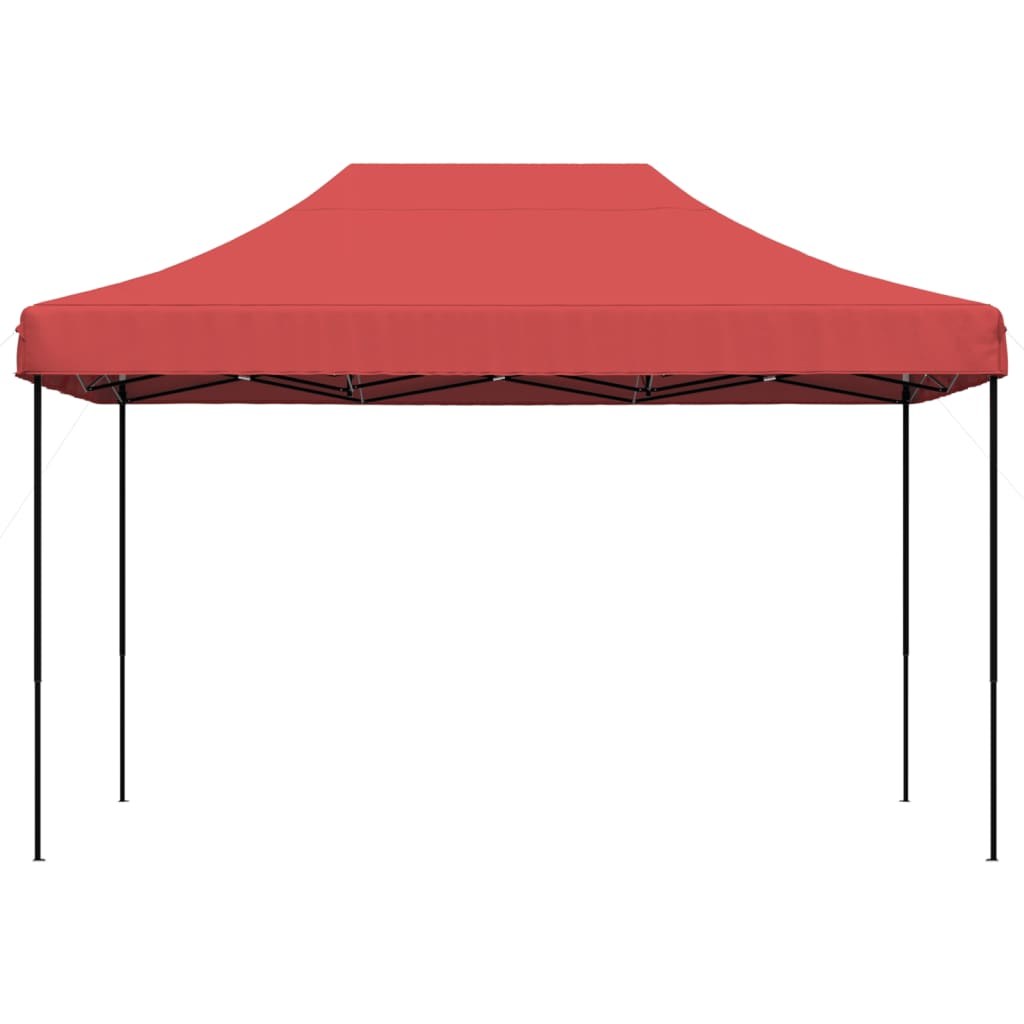 Sammenleggbart Partytelt Pop-Up Burgunder 410X279X315 Cm