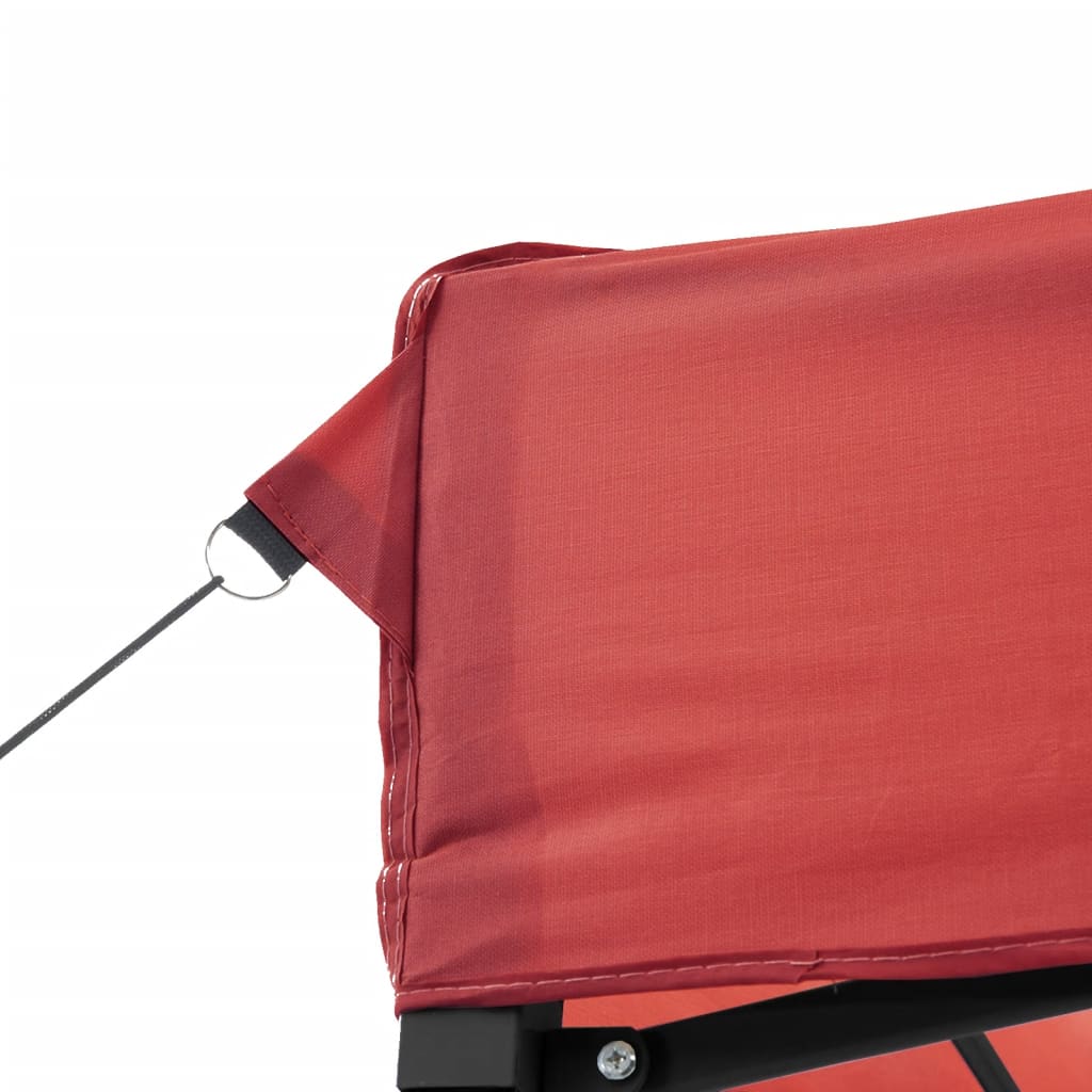 Sammenleggbart Partytelt Pop-Up Burgunder 410X279X315 Cm