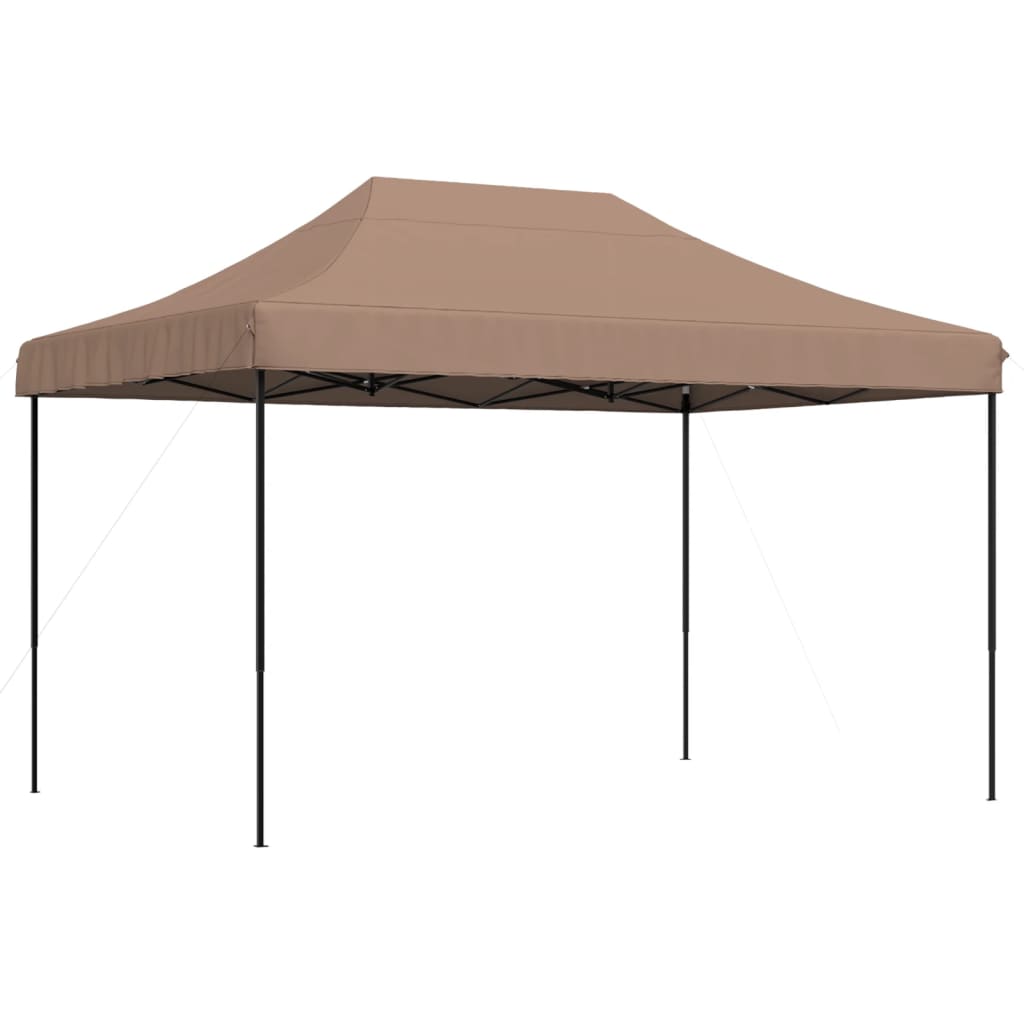 Sammenleggbart Partytelt Pop-Up Brun 410X279X315 Cm