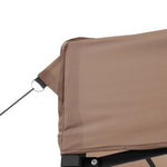 Sammenleggbart Partytelt Pop-Up Brun 410X279X315 Cm