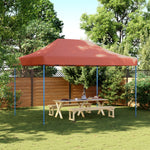 Sammenleggbart Partytelt Pop-Up Terrakotta 410X279X315 Cm