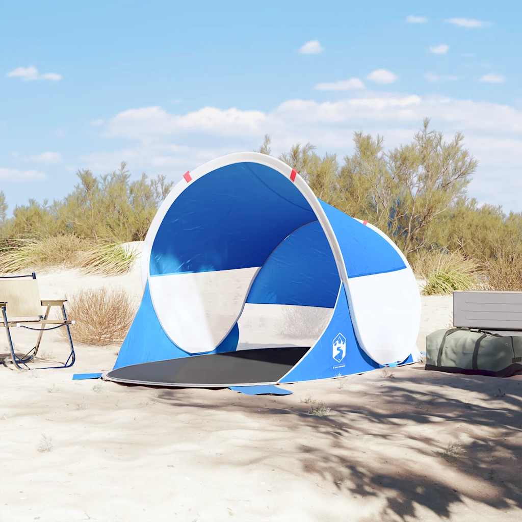 Strandtelt Azurblå Pop-Up Vanntett
