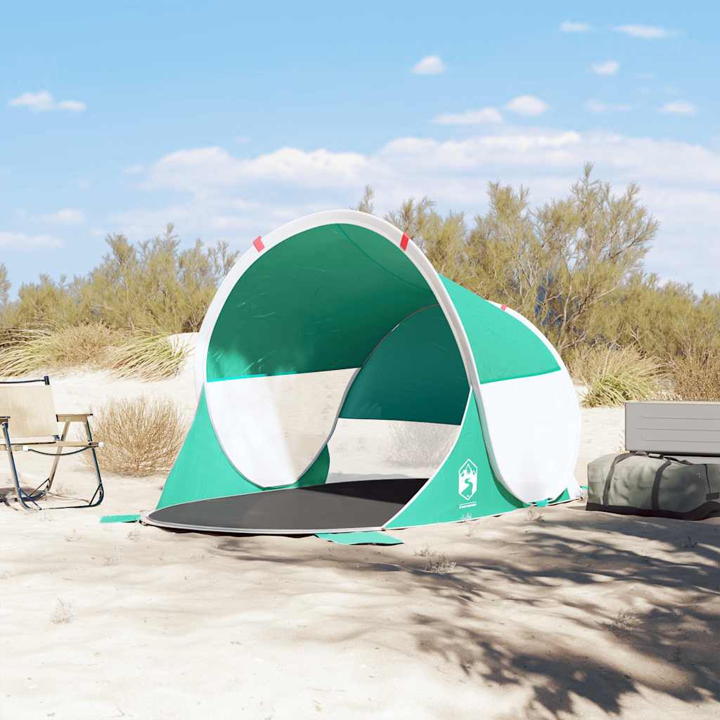 Strandtelt Havgrønn Pop-Up Vanntett