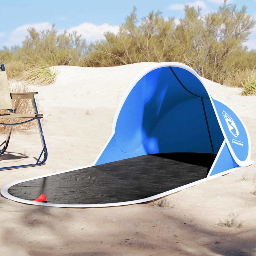 Strandtelt Azurblå Pop-Up Vanntett