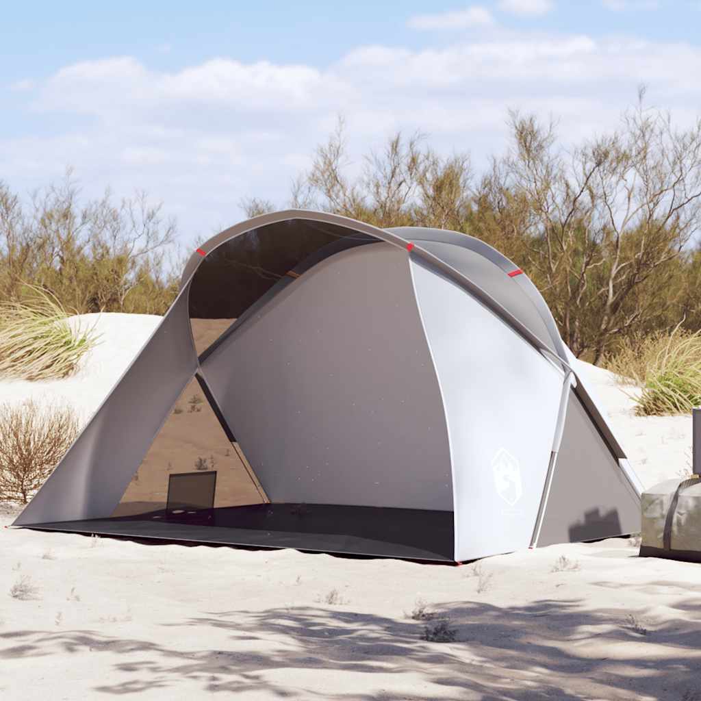 Strandtelt 2 Personer Grå Pop-Up Vanntett