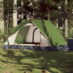 Kuppeltelt For Camping 3 Personer Grønn Hurtigutløser