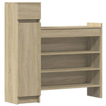 Skohylle Sonoma Eik 100,5X28X100 Cm Konstruert Tre
